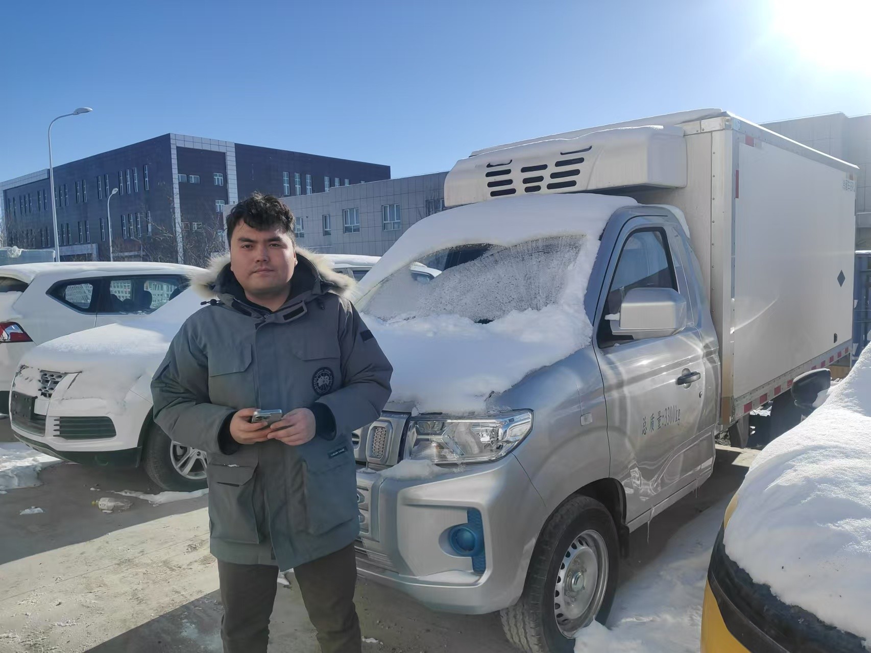 son şirket davası hakkında EC71L soğutma kamyonu yurtdışına çıkmak üzere.