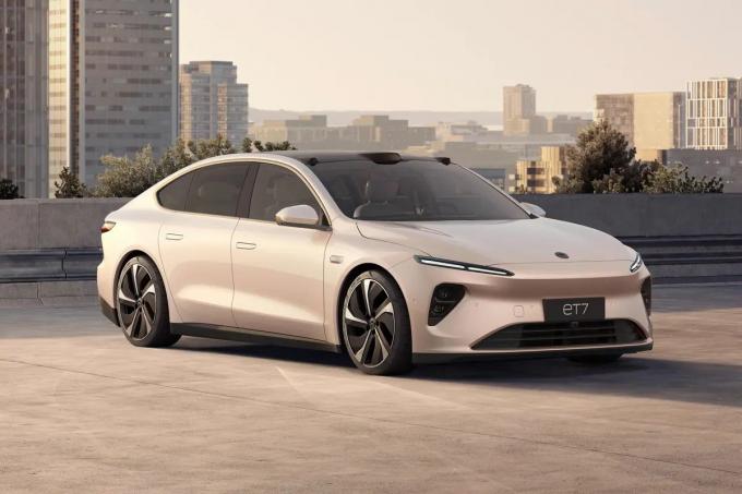 Nio Et7 Dört Kapılı ve Beş Koltuklu Lüks Yeni Enerji Arabası 0